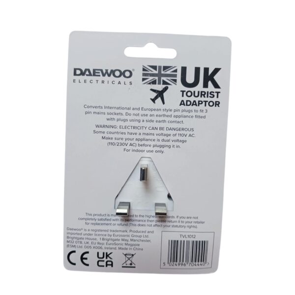 UK Tourist Adapter - Image 2