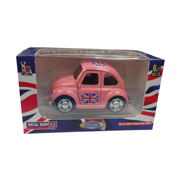 London Mini Car - Pink - Image 3